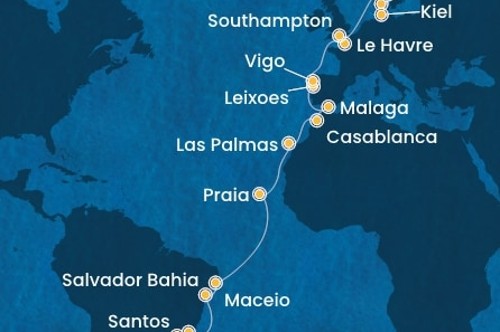 Маршрут круиза