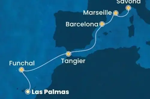 Маршрут круиза