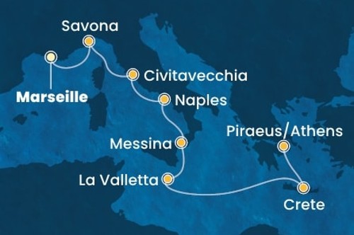 Маршрут круиза