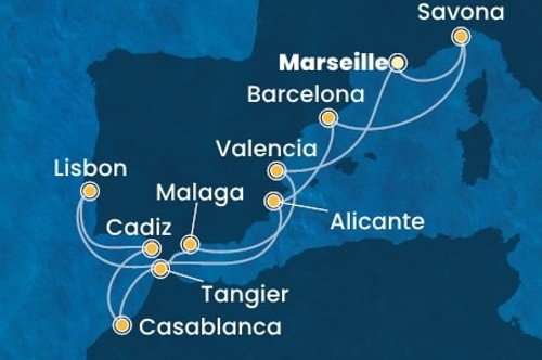 Маршрут круиза