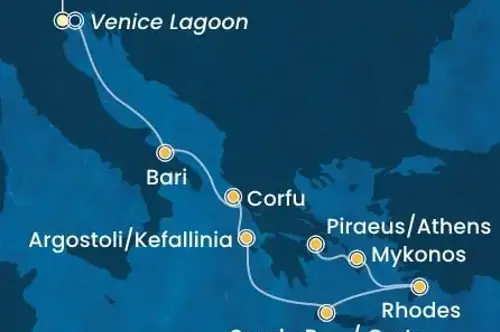 Маршрут круиза