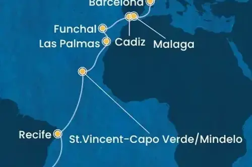 Маршрут круиза