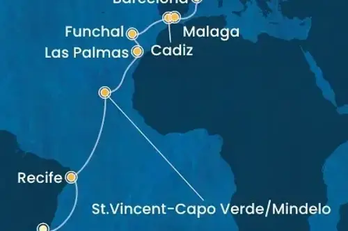 Маршрут круиза