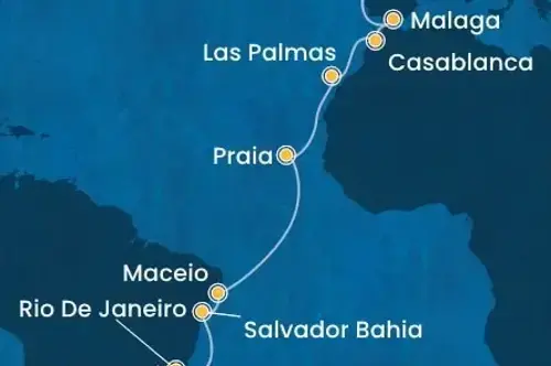 Маршрут круиза