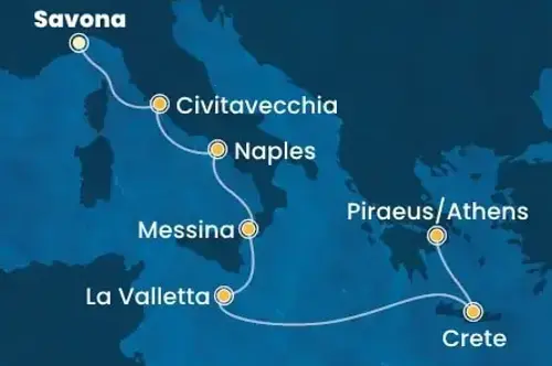 Cruise itinerary