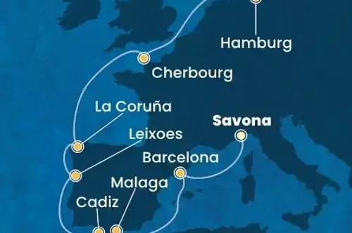 Маршрут круиза