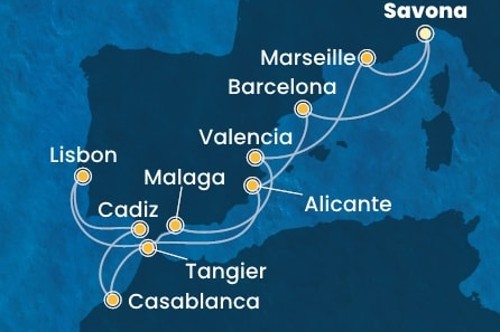 Маршрут круиза