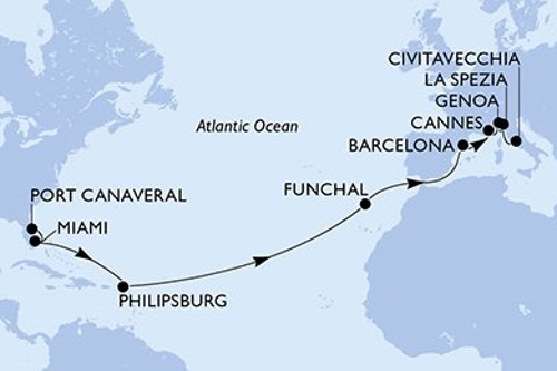 Cruise itinerary