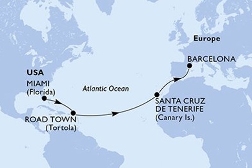 Cruise itinerary