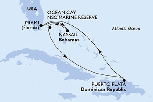 Cruise itinerary