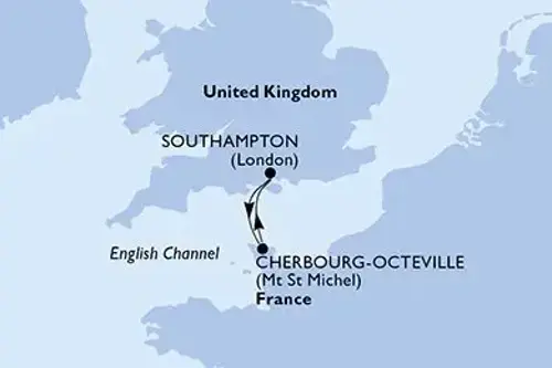 Маршрут круиза