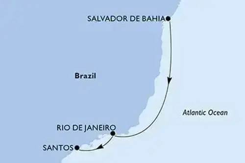 Маршрут круиза