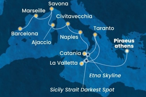 Cruise itinerary