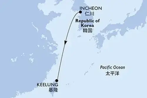 Маршрут круиза