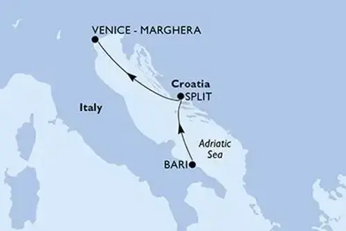 Маршрут круиза