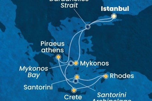 Маршрут круиза