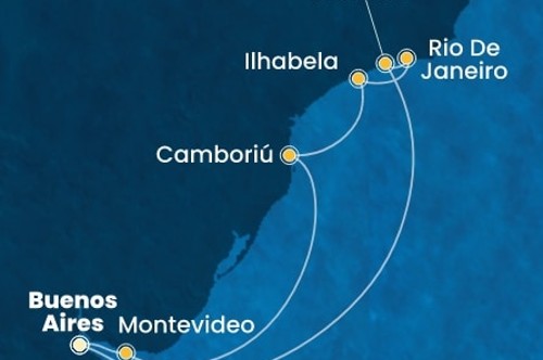 Маршрут круиза