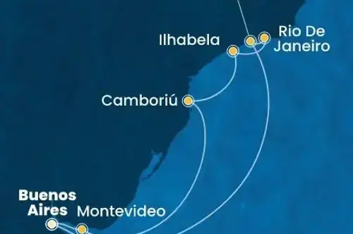 Маршрут круиза