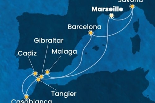 Маршрут круиза