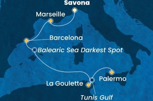 Маршрут круиза