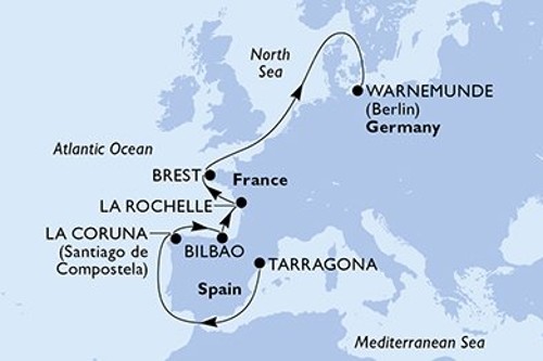 Cruise itinerary