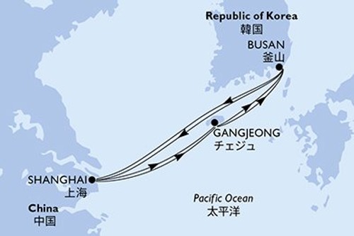 Маршрут круиза