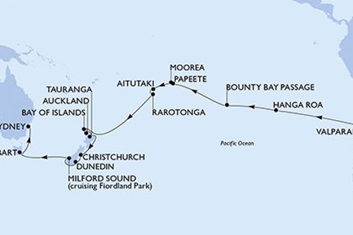 Маршрут круиза