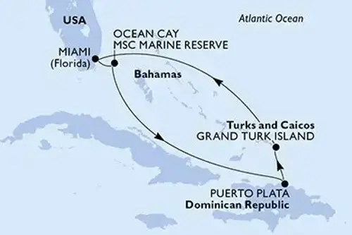 Cruise itinerary