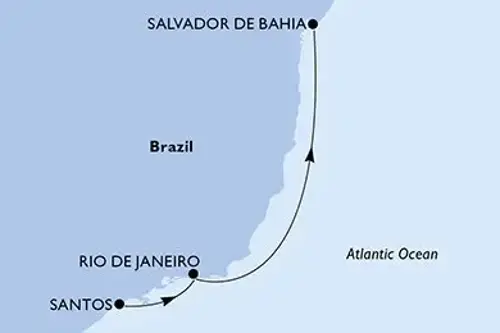 Маршрут круиза