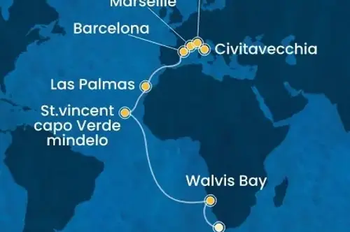 Cruise itinerary