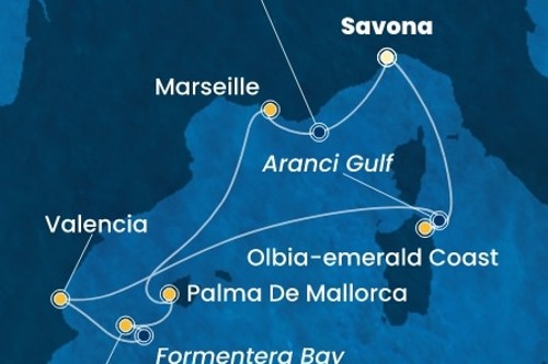 Маршрут круиза