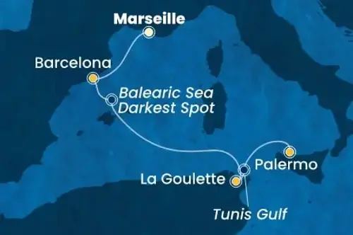 Маршрут круиза