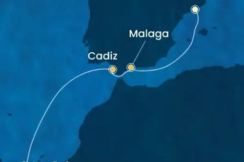 Маршрут круиза