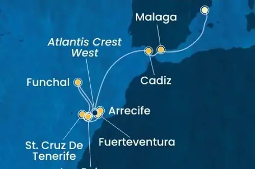 Маршрут круиза