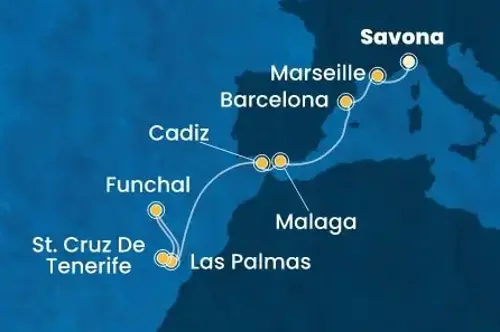 Маршрут круиза