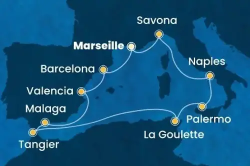 Маршрут круиза