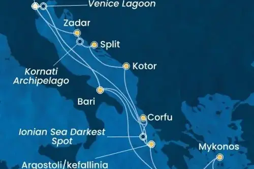 Маршрут круиза