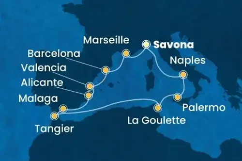 Cruise itinerary