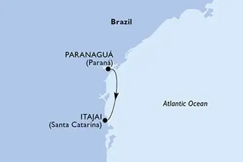 Cruise itinerary
