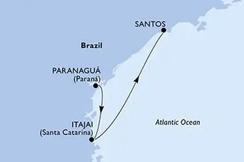 Cruise itinerary