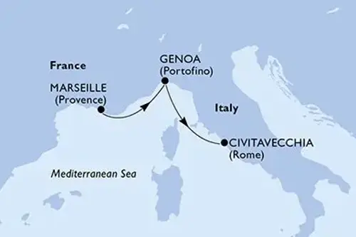 Cruise itinerary