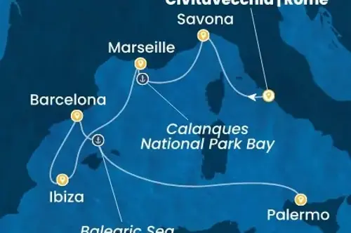 Cruise itinerary