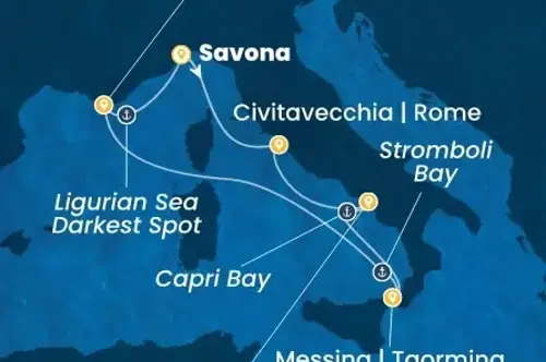 Cruise itinerary