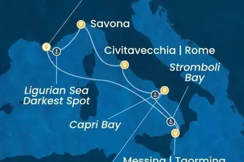 Cruise itinerary