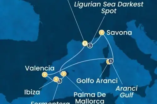 Cruise itinerary