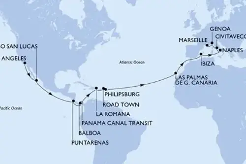 Cruise itinerary