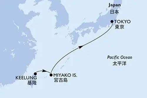 Cruise itinerary