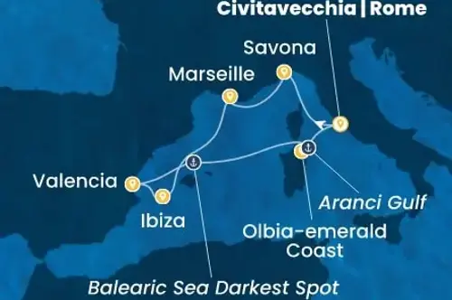 Cruise itinerary