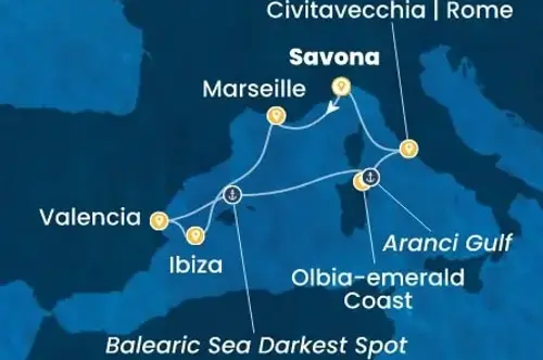 Cruise itinerary