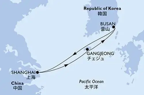 Cruise itinerary